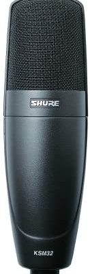 Shure Cardioid Studio Condenser Microphone KSM32/CG 15dB Attenuation - Charcoal Gray