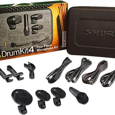 Shure Drum Microphone Kit PGADRUMKIT4 4-Piece with PGA52, PGA57, 2xPGA56