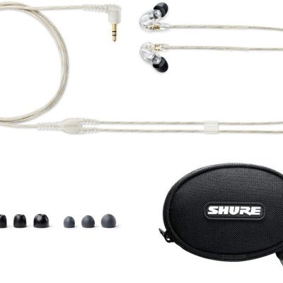 Shure Earphones SE215-CL Clear with Dynamic Driver and Noise Isolation