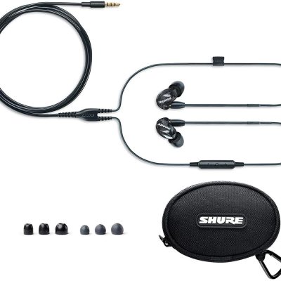 Shure In-Ear Headphones SE215 with RMCE-UNI, Sound Isolating, Black