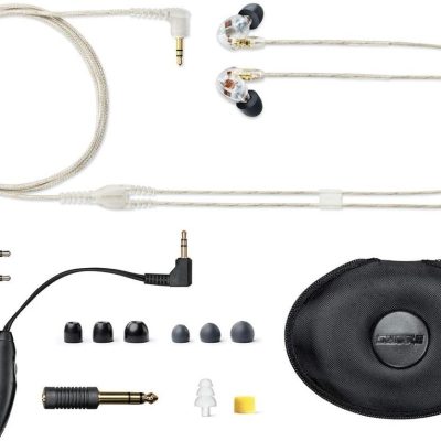 Shure SE535 In-Ear Monitors with Triple Drivers and Noise Isolation up to 37 dB Clear