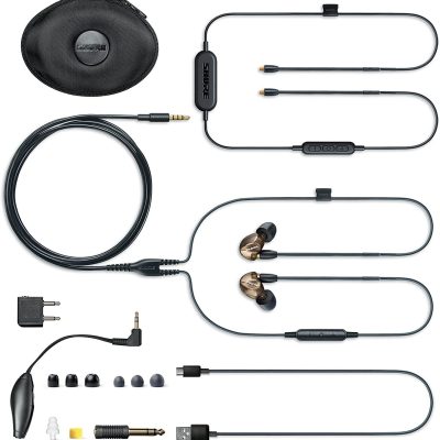 Shure In-Ear Earphones SE535 Bronze with Triple HD Drivers and Detachable Cable
