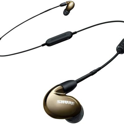Shure SE846 Sound Isolating Earphones with 4 Drivers, Bronze, Bluetooth