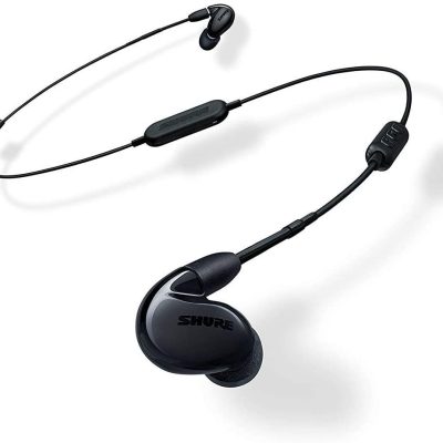 Shure SE846 Sound Isolating Earphones with 4 Drivers and Bluetooth - Black