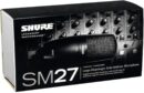 Shure XLR Condenser Microphone SM27-LC with Cardioid Pattern for Studio and Stage