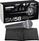 Shure Dynamic Vocal Microphone SM58-LCE Cardioid 50-15kHz