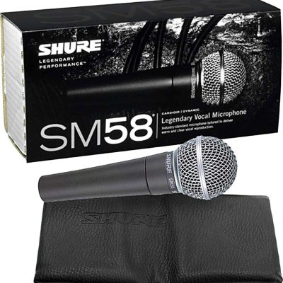 Shure Dynamic Vocal Microphone SM58-LCE Cardioid 50-15kHz