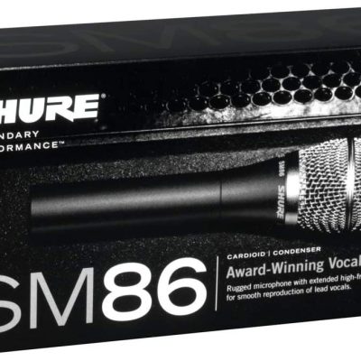 Shure Vocal Condenser Microphone SM86 Cardioid 50Hz-18kHz for Live Stage