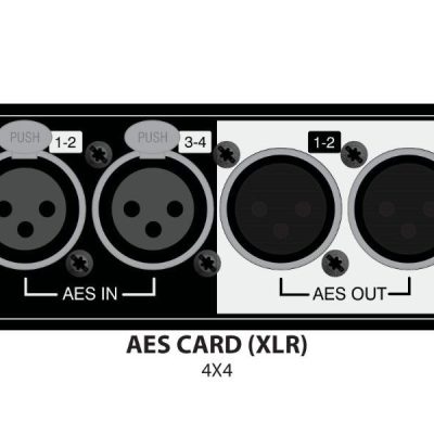 Soundcraft AES-EBU XLR Card A520.002000SP 4-In/4-Out for Si Series Console