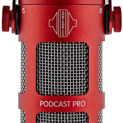 Sontronics Podcast Pro USB Dynamic Microphone Supercardioid - Red