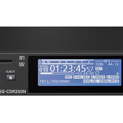 Tascam 2-Channel Network CD Media Recorder SS-CDR250N with Dante Option