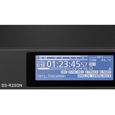 Tascam Memory Recorder SS-R250N with Networking and Dante Support