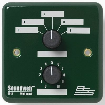 BSS Soundweb SW9012UK Wall-Mounted Control Panel with Rotary Fader