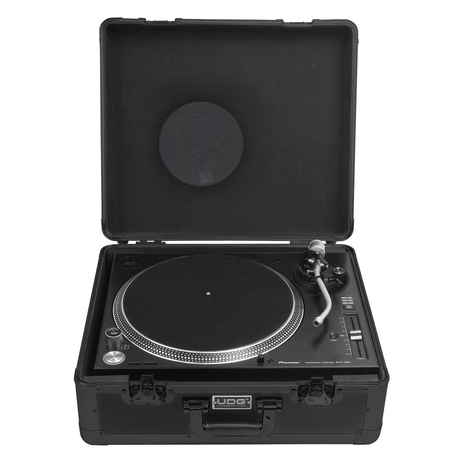 UDG Ultimate Pick Foam Flight Case Turntable Black U93016BL Aluminum - Image 2
