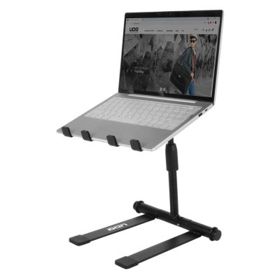 UDG Ultimate Laptop Stand U96111BL Height Adjustable 23-35cm Black for DJs