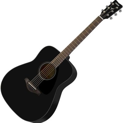 Yamaha Acoustic Guitar FG800 Solid Spruce Top Black Dreadnought