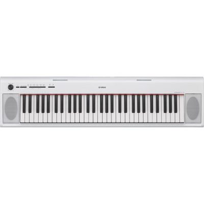Yamaha NP-12 Piaggero 61-Key Portable Keyboard White Touch Response