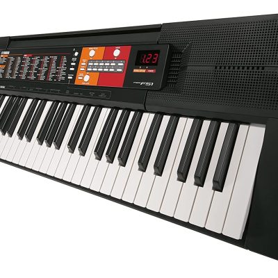 Yamaha Portable Keyboard PSR-F51 61-Key with 120 Voices for Beginners
