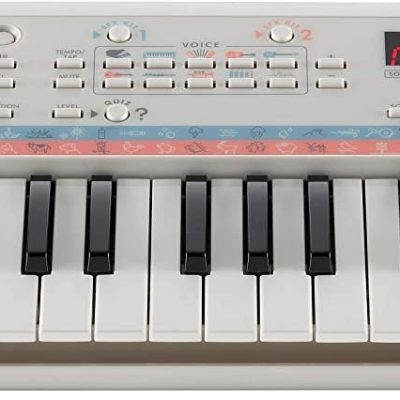 Yamaha Mini Keyboard PSS-E30 37-Key Portable with LCD Screen - White