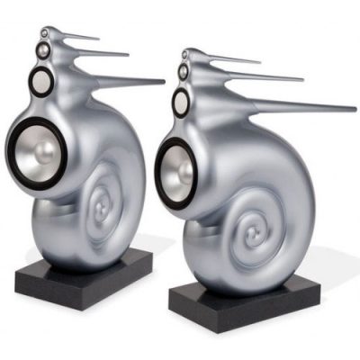 Bowers & Wilkins Prestige Nautilus 220V Studio-Grade Iconic Floorstanding Loudspeaker, Silver - Pair