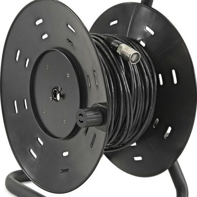 Soundcraft 5018009 50m Cat5 cable Terminated with Neutrik Connectors Supplied on Reel - Black