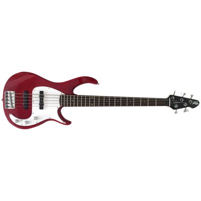 Peavey Milestone 5 String Electric Bass Guitar - Red