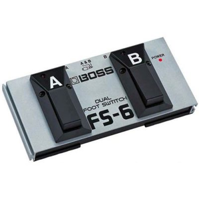 Boss FS-6 Dual Footswitch Pedal with Latch and Momentary Modes