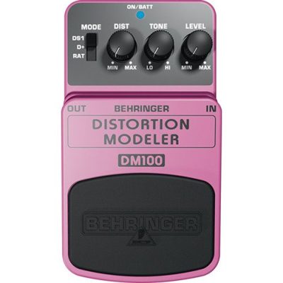 Behringer DM100 Guitar Effects Pedal Distortion Modeler