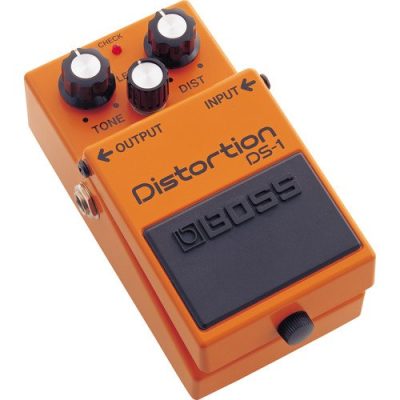 Boss Distortion Pedal DS-1 with Classic Tone Control for Guitarists