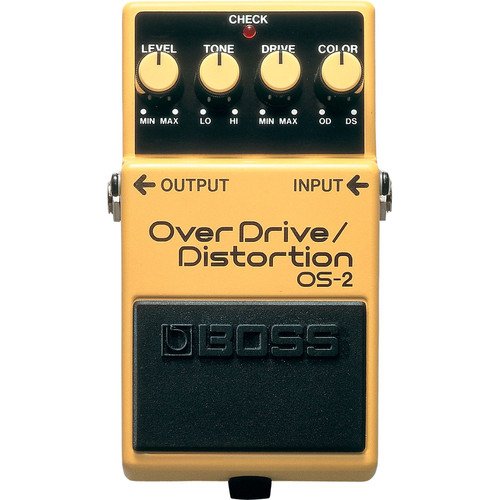 Boss OS-2 OverDrive & Distortion Pedal with Tone Control for Rock