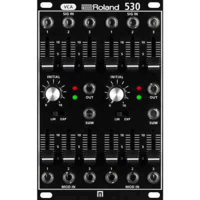 Roland System-500 530 Dual VCA Eurorack Module with 3 Inputs