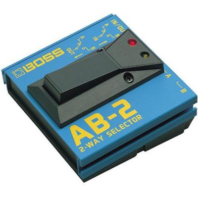 Boss AB-2 2-Way Selector Pedal for Guitar and Amp Switching