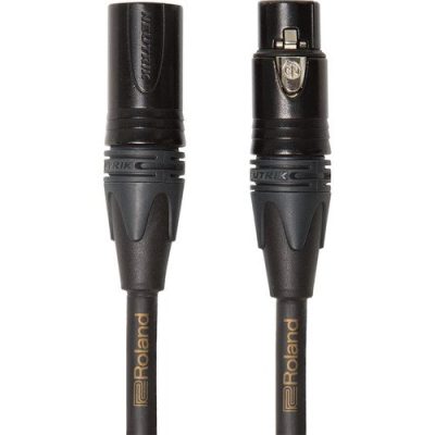 Roland Quad Microphone Cable RMC-GQ5 5ft/1.5m Gold Series Neutrik Connectors