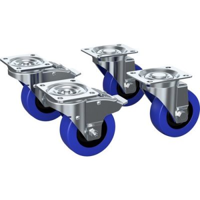 Turbosound Manchester Wheel Kit 100 mm Castor Set for Subwoofers
