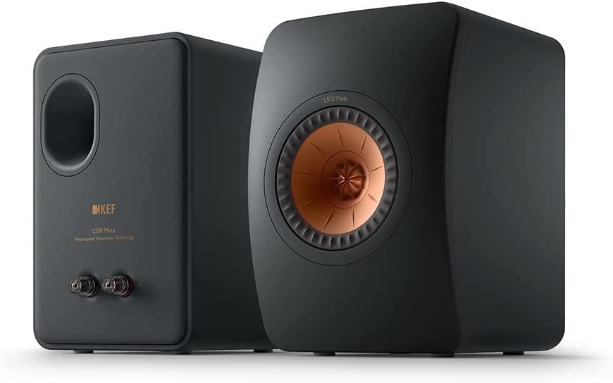 KEF LS50 Meta Highly Precise Hi-Fi Bookshelf Speakers Black - Pair - Image 2