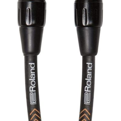 Roland Microphone Cable RMC-B25 25Ft/7.5M Black Series Heavy-Duty