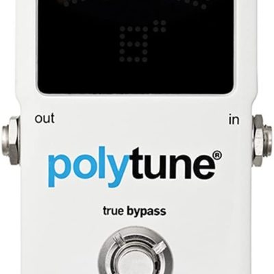 TC Helicon PolyTune 2 Polyphonic Guitar Tuner with Bright LEDs