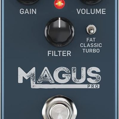 TC Helicon Distortion Pedal MAGUS PRO Analog High-Gain with Turbo Mode