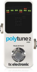 TC Helicon Guitar Tuner POLYTUNE2MINI Polyphonic Mini ±0.1 Cent Accuracy