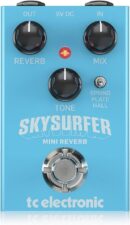 TC Helicon Skysurfer Mini Reverb Pedal with Spring, Plate, Hall Modes