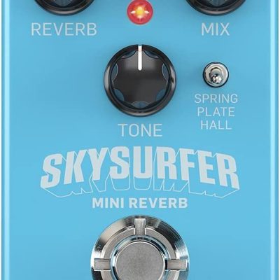 TC Helicon Skysurfer Mini Reverb Pedal with Spring, Plate, Hall Modes