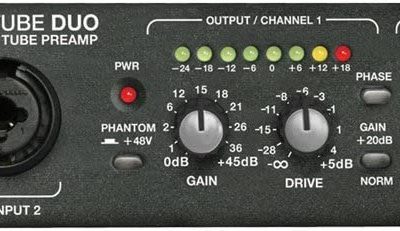 Alesis MICTUBEDUO Stereo Tube Microphone Preamplifier