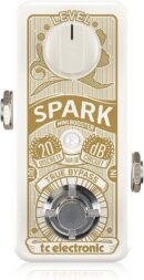 TC Helicon Spark Mini Booster Pedal 20dB Boost for Guitar
