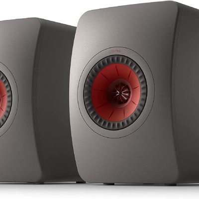 KEF LS50 Meta Highly Precise Hi-Fi Bookshelf Speakers Titanium - Pair