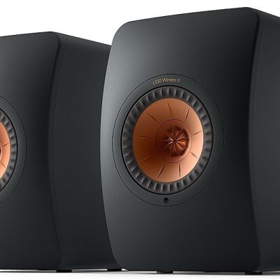 KEF LS50 Wireless II Active Bookshelf Speaker Black - Pair