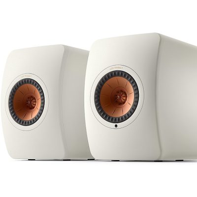 KEF LS50 Wireless II Active Bookshelf Speaker White - Pair