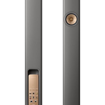 KEF LS60 All-In-One Hi-Fi Wireless Active Floor Standing Speaker Grey - Pair