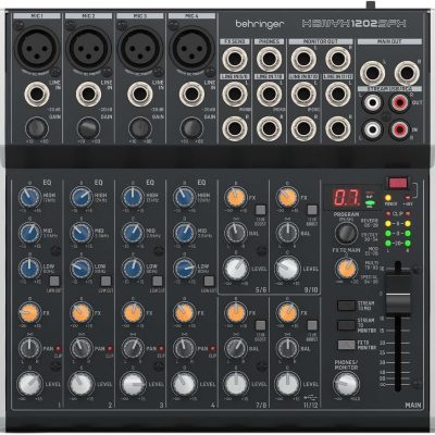 Behringer Xenyx 1202SFX 12-channel Analog Streaming Mixer