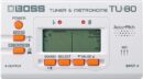 Boss TU-80 Chromatic Tuner Metronome White for Guitars and Basses