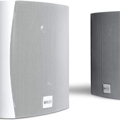 KEF Ventura-6 All-Weather Surface Mount Outdoor Speaker White - Pair